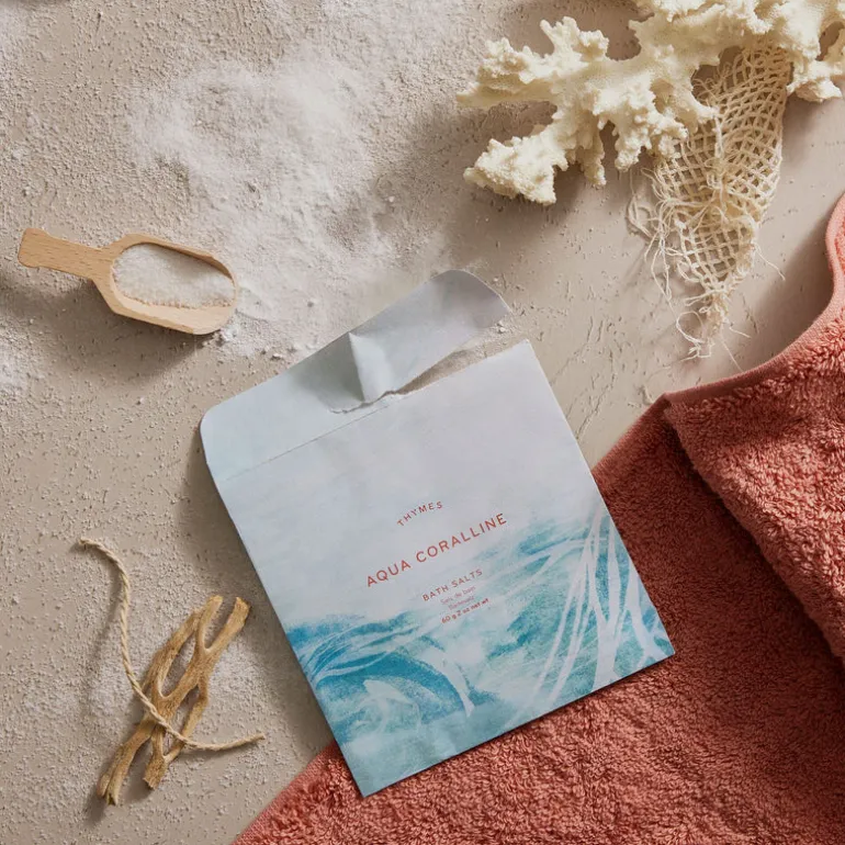 Aqua Coralline Bath Salts Envelope