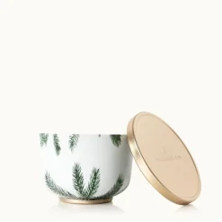 Frasier Fir Candle Tin with Gold Lid