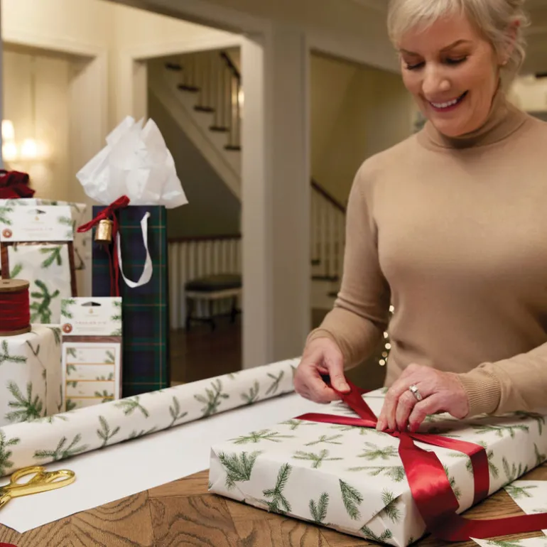 Frasier Fir Fragranced Wrapping Paper, 2 pack