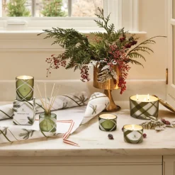Frasier Fir Frosted Plaid 6.5 oz Poured Candle