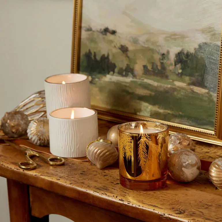Frasier Fir Gilded Gold Poured Candle