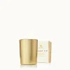 Frasier Fir Gilded Gold Votive Candle