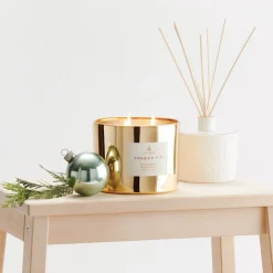 Frasier Fir Gold 3-Wick Candle