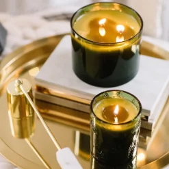 Frasier Fir Green Glass Candle
