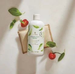 Fresh-Cut Basil Surface Scrub