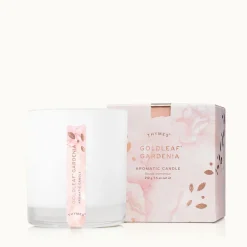 Goldleaf Gardenia Candle