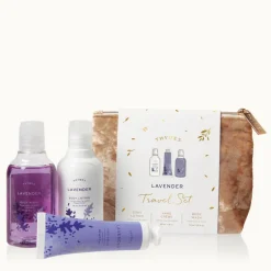 Lavender Travel Set with Beauty Bag
