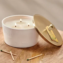 Olive Leaf Statement 3-Wick Candle