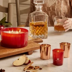 Simmered Cider Aromatic Votive Trio