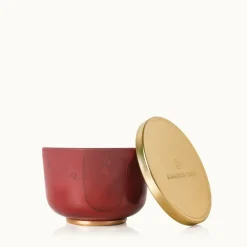 Simmered Cider Candle Tin with Gold Lid