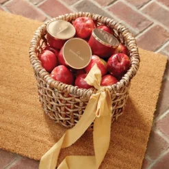 Simmered Cider Candle Tin with Gold Lid