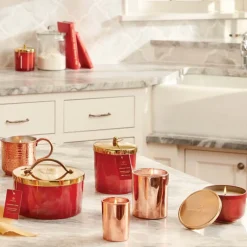 Simmered Cider Candle Tin with Gold Lid